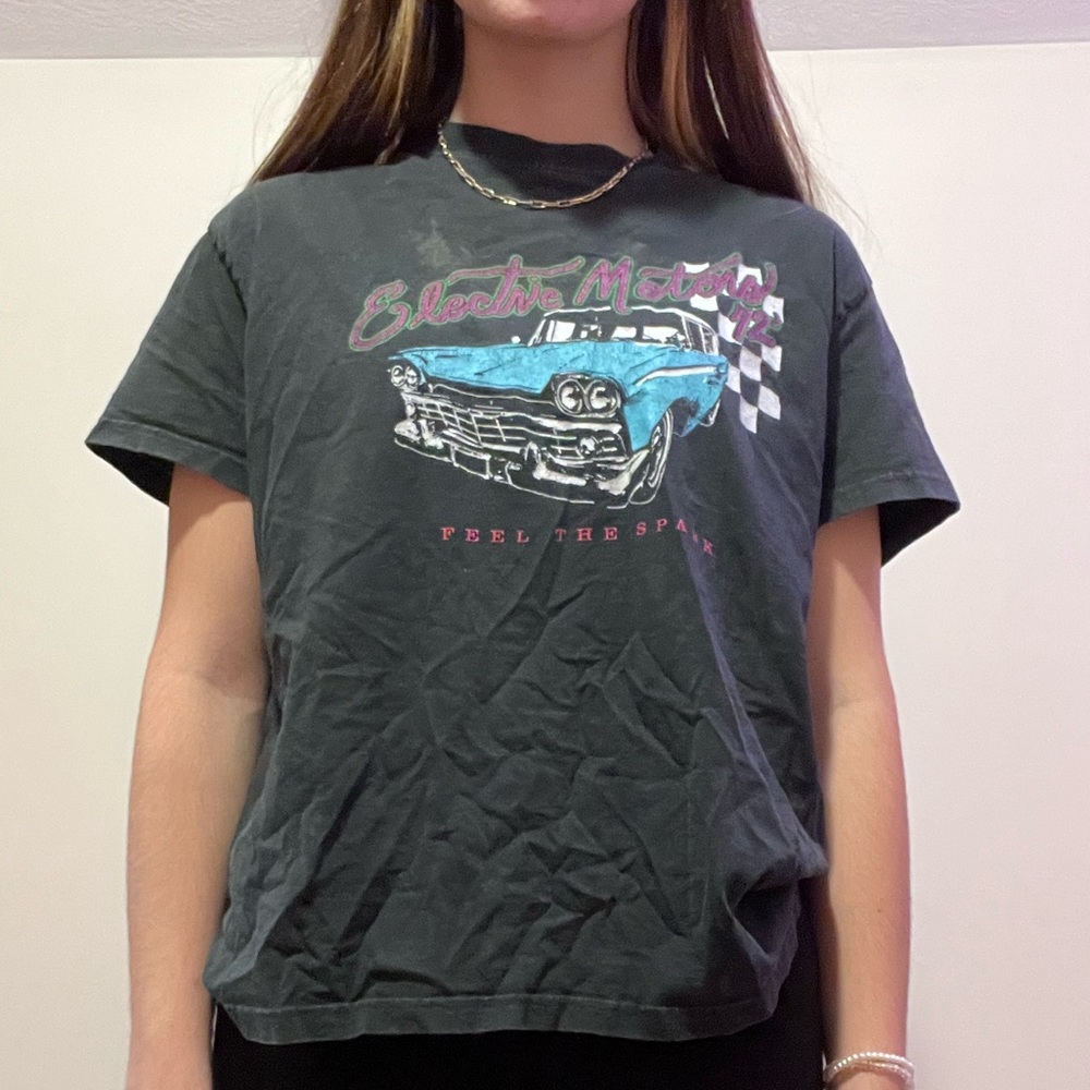 Adorable retro electric motors tee shirt